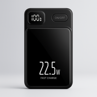 Magnetic Fast Charging Power Bank - Black