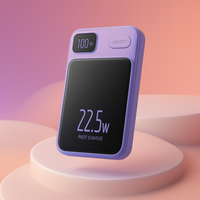 Magnetic Fast Charging Power Bank - Purple