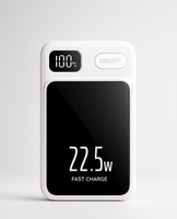 Magnetic Fast Charging Power Bank - White