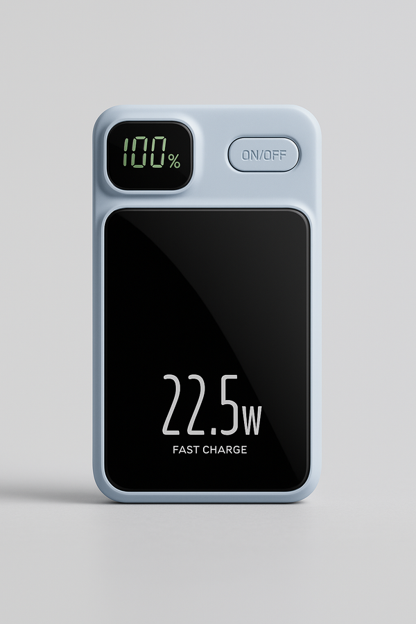 Magnetic Fast Charging Power Bank - Black